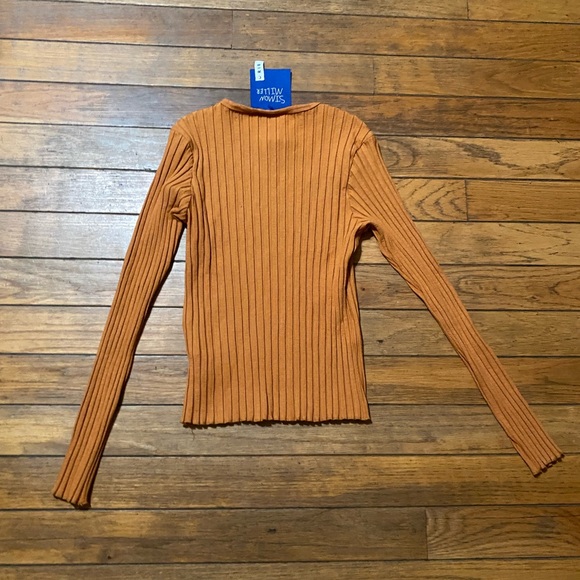 Simon Miller RIB Devola Top in Seahorse. M & L - Picture 3 of 4